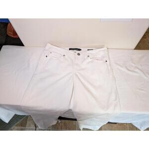EUC Calvin Klein Jeans Women's Size 10 White Skinny Crop Pants